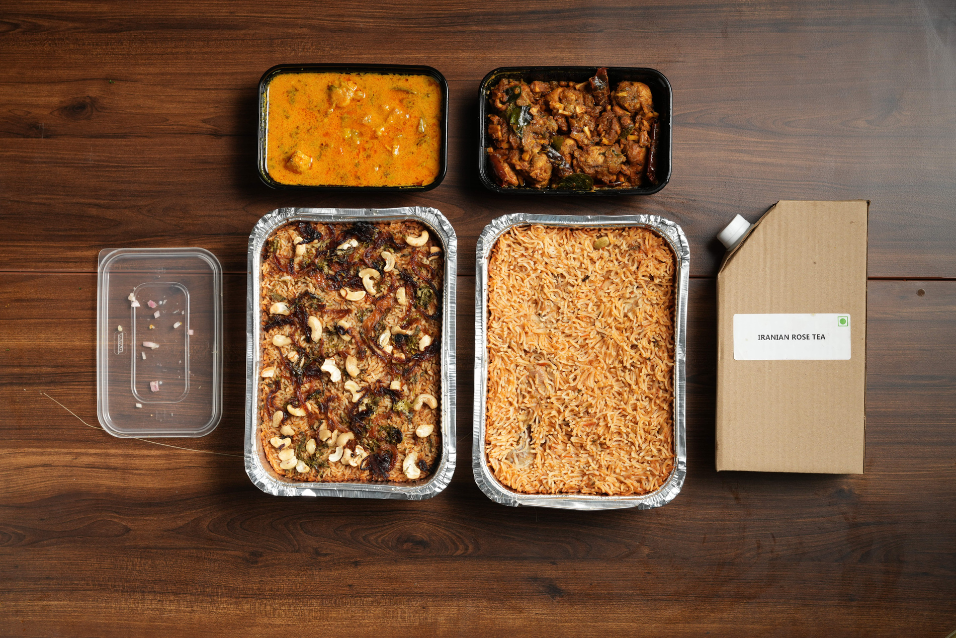 Drop-off catering containers